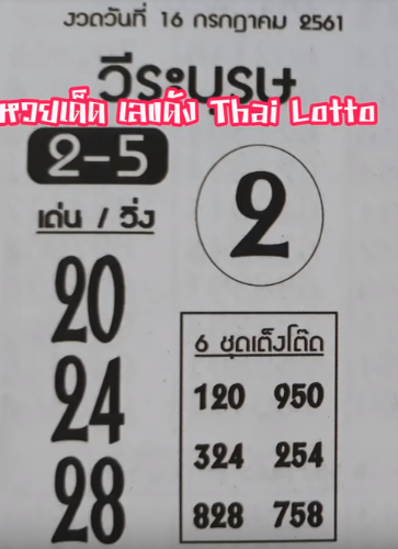 .สำนักไหนแม่นบ้าง! มาดูกันงวด 16 ก.ค. 61.